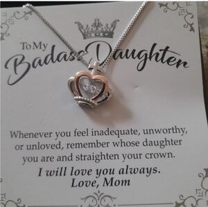 Badass daughter necklace